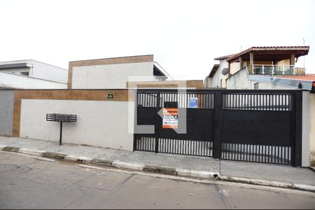Fachada de kitnet/studio para alugar com 1 quarto, 23m² em Jardim Marcato, Suzano