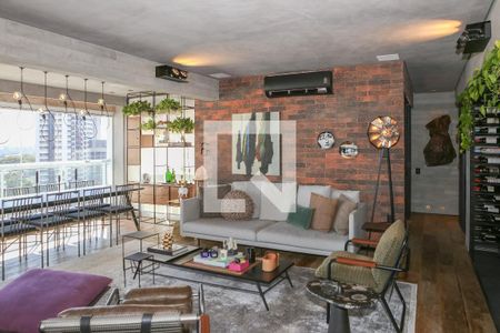 Sala de apartamento à venda com 2 quartos, 123m² em Pompeia, São Paulo
