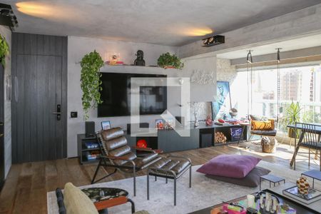 Sala de apartamento à venda com 2 quartos, 123m² em Pompeia, São Paulo