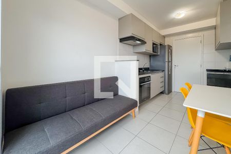 Sala de apartamento para alugar com 1 quarto, 27m² em Jardim da Gloria, São Paulo