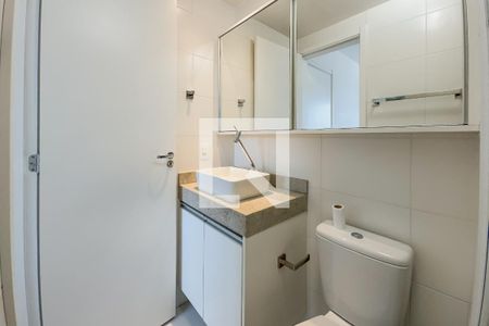 Banheiro da Suíte de apartamento para alugar com 1 quarto, 27m² em Jardim da Gloria, São Paulo
