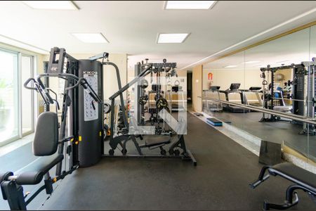Área comum de apartamento à venda com 1 quarto, 77m² em Belvedere, Belo Horizonte
