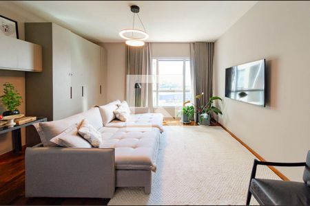 Sala de apartamento à venda com 1 quarto, 77m² em Belvedere, Belo Horizonte