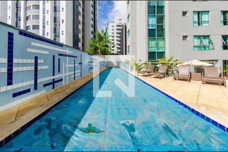 Área comum de apartamento à venda com 1 quarto, 77m² em Belvedere, Belo Horizonte