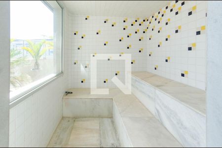 Área comum de apartamento à venda com 1 quarto, 77m² em Belvedere, Belo Horizonte