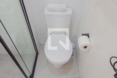Banheiro de kitnet/studio à venda com 1 quarto, 27m² em Cerqueira César, São Paulo