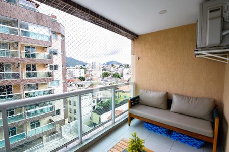 Varanda da Sala de apartamento à venda com 3 quartos, 79m² em Méier, Rio de Janeiro