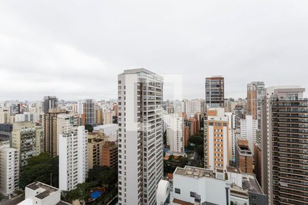 Varanda de kitnet/studio à venda com 1 quarto, 31m² em Indianópolis, São Paulo