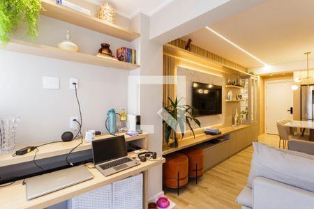 Sala de apartamento à venda com 2 quartos, 54m² em Indianópolis, São Paulo