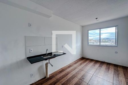 Sala/Cozinha de apartamento para alugar com 1 quarto, 27m² em Belenzinho, São Paulo