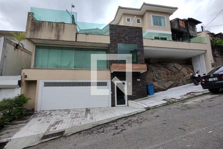 Fachada de casa de condomínio à venda com 3 quartos, 441m² em Anil, Rio de Janeiro