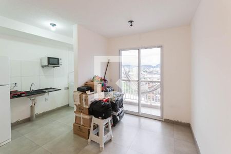 Sala/Cozinha de apartamento para alugar com 1 quarto, 35m² em São Cristóvão, Rio de Janeiro