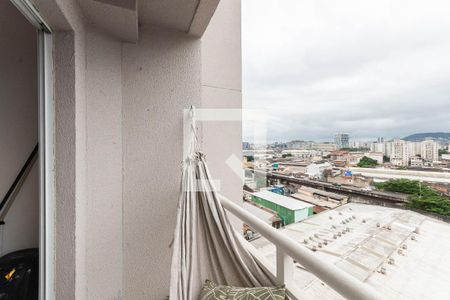 Varanda de apartamento para alugar com 1 quarto, 35m² em São Cristóvão, Rio de Janeiro