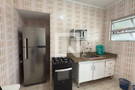 Cozinha de apartamento para alugar com 3 quartos, 113m² em Boqueirão, Praia Grande