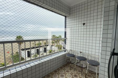 Varanda da Sala de apartamento para alugar com 3 quartos, 113m² em Boqueirão, Praia Grande