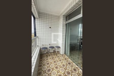 Varanda da Sala de apartamento para alugar com 3 quartos, 113m² em Boqueirão, Praia Grande