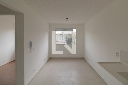 Sala/Cozinha/Área de Serviço  de apartamento para alugar com 2 quartos, 35m² em Vila Carmosina, São Paulo