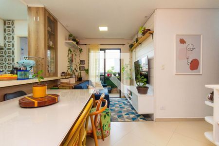 Sala de apartamento à venda com 3 quartos, 70m² em Cidade Mãe do Céu, São Paulo