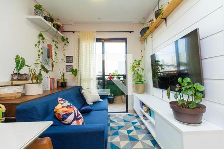 Sala de apartamento à venda com 3 quartos, 70m² em Cidade Mãe do Céu, São Paulo