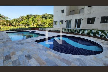 Área comum - Piscina de apartamento para alugar com 3 quartos, 62m² em Morro Nova Cintra, Santos