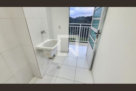 Área de Serviço de apartamento para alugar com 3 quartos, 62m² em Morro Nova Cintra, Santos