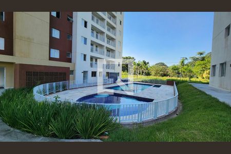 Área comum - Piscina de apartamento para alugar com 3 quartos, 62m² em Morro Nova Cintra, Santos
