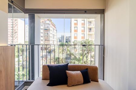 Studio de kitnet/studio para alugar com 1 quarto, 27m² em Cerqueira César, São Paulo