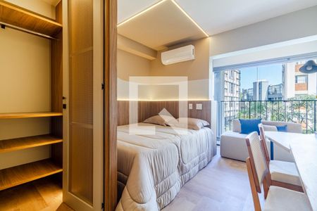 Studio de kitnet/studio para alugar com 1 quarto, 27m² em Cerqueira César, São Paulo