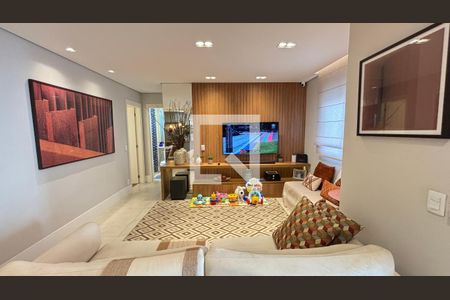 Sala de apartamento à venda com 2 quartos, 83m² em Campestre, Santo André