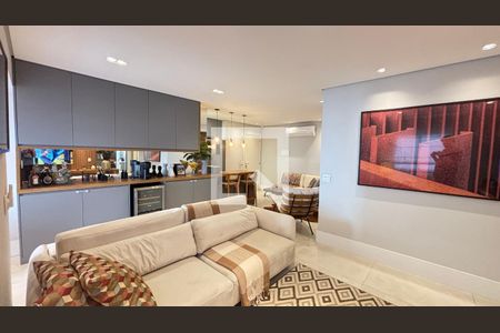 Sala de apartamento à venda com 2 quartos, 83m² em Campestre, Santo André