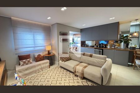 Sala de apartamento à venda com 2 quartos, 83m² em Campestre, Santo André