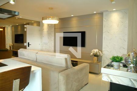 Sala de apartamento à venda com 2 quartos, 78m² em Baeta Neves, São Bernardo do Campo