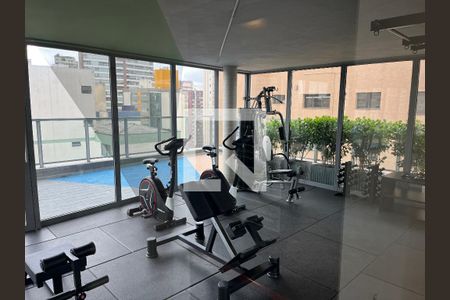 Área comum - Academia de apartamento para alugar com 1 quarto, 25m² em Perdizes, São Paulo