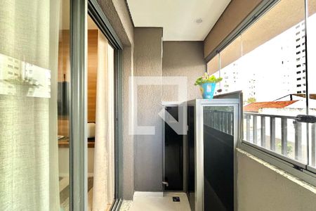 Varanda de kitnet/studio para alugar com 1 quarto, 26m² em Vila Clementino, São Paulo