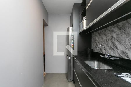 Cozinha de apartamento à venda com 1 quarto, 45m² em Petrópolis, Porto Alegre