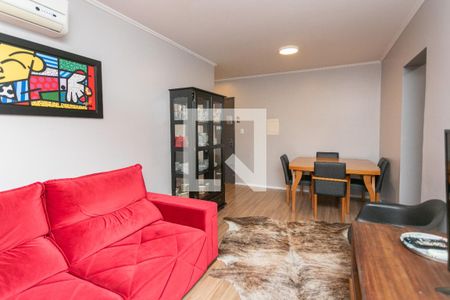Sala de apartamento à venda com 1 quarto, 45m² em Petrópolis, Porto Alegre