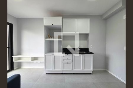 Sala/Cozinha de apartamento para alugar com 1 quarto, 27m² em Vila Olímpia, São Paulo