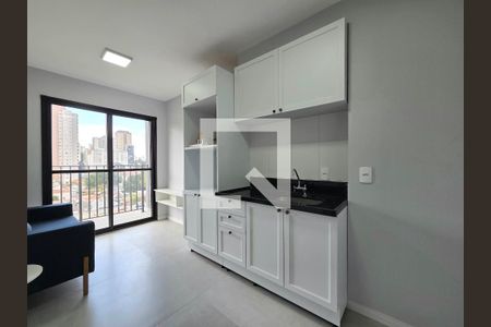Sala/Cozinha de apartamento para alugar com 1 quarto, 27m² em Vila Olímpia, São Paulo