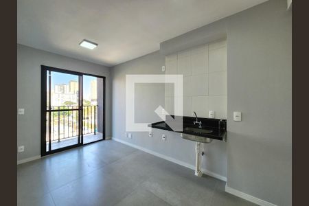 Sala/Cozinha de apartamento à venda com 1 quarto, 27m² em Vila Olímpia, São Paulo