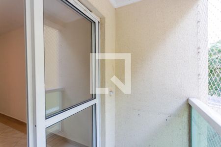 Varanda da Sala de apartamento à venda com 2 quartos, 57m² em Utinga, Santo André