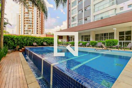 Área comum - Piscina de apartamento à venda com 1 quarto, 53m² em Cidade Monções, São Paulo