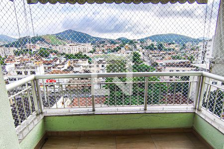 Sala - Varanda de apartamento à venda com 3 quartos, 148m² em Taquara, Rio de Janeiro