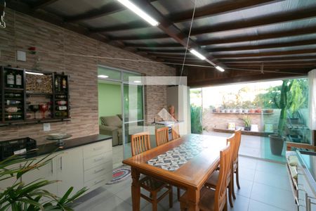 Área Gourmet de apartamento à venda com 4 quartos, 195m² em Santa Branca, Belo Horizonte
