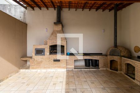 Área comum - Churrasqueira de casa de condomínio para alugar com 2 quartos, 72m² em Chácara Canta Galo, Cotia