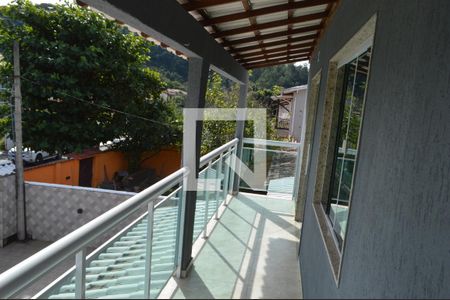Varanda da Suíte  de casa de condomínio à venda com 3 quartos, 225m² em Taquara, Rio de Janeiro