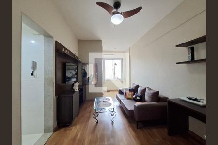 Sala de apartamento à venda com 1 quarto, 42m² em Glória, Rio de Janeiro