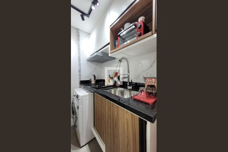 Cozinha de apartamento à venda com 1 quarto, 27m² em Vila Itapura, Campinas