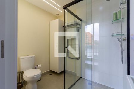Banheiro de kitnet/studio à venda com 1 quarto, 40m² em Santo Amaro, São Paulo