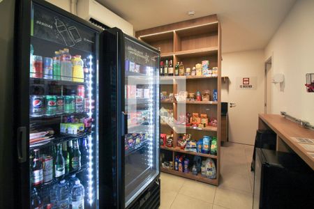 Área comum - Mercado de kitnet/studio para alugar com 1 quarto, 26m² em Indianópolis, São Paulo