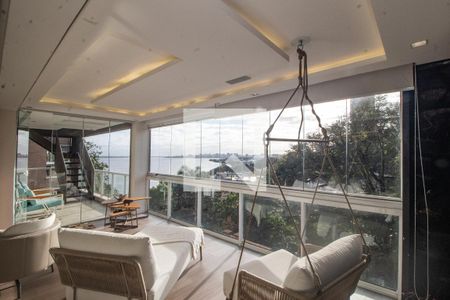 Varanda de apartamento à venda com 3 quartos, 358m² em Cristal, Porto Alegre